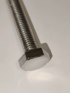 10x45 šroub šestihran nerez A2 LEŠTĚNÝ